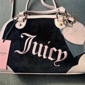 New with tags Juicy Couture Urban Heritage Bowler in Liquorice